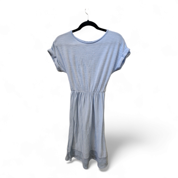 Caution to the wind dress, size Medium,  color blue - Picture 2 of 10